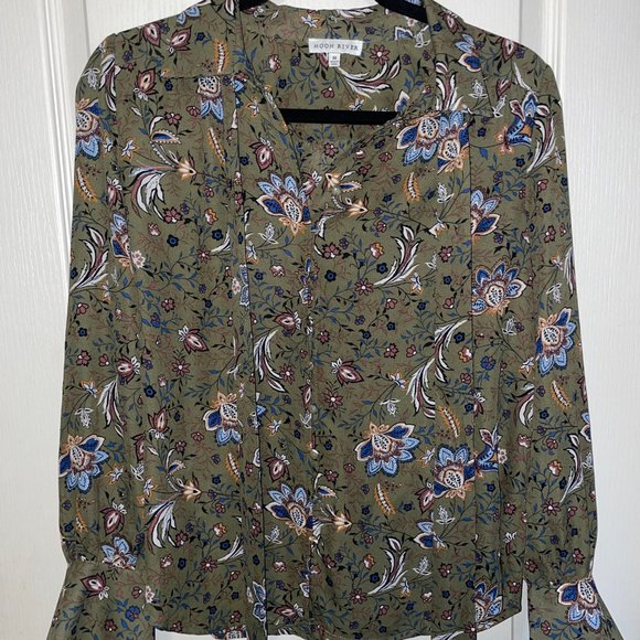 Moon river flowy blouse, size M - Picture 2 of 4